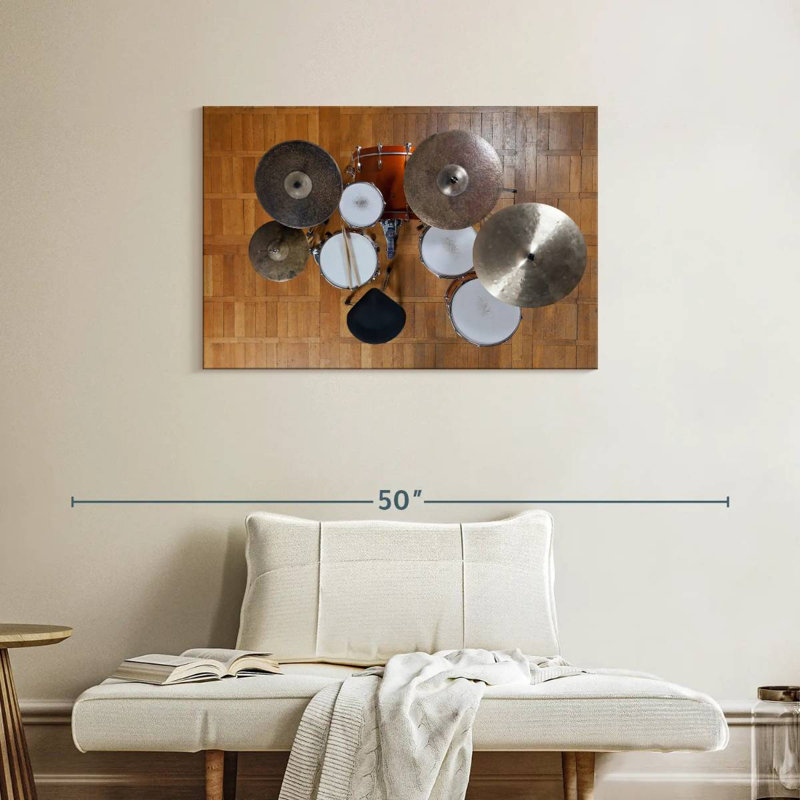 Full Drum Set, 24" H x 36" W
