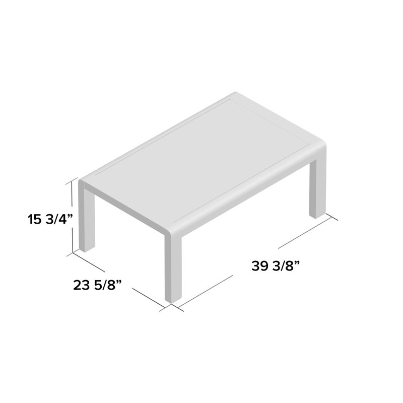 Table basse Antaqui, Argent