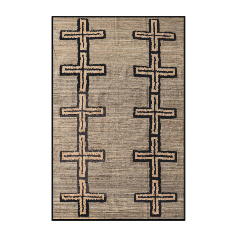 Abstract Indoor Rug, Rectangle 4' x 6'