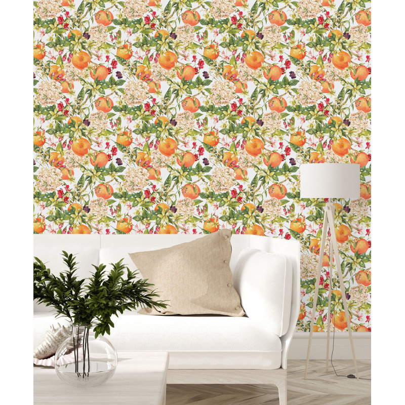 Floral Tile, 18.75" W x 25" L, Vinyl