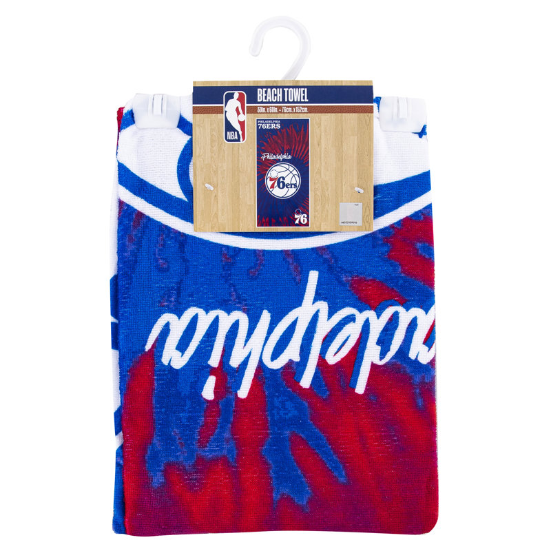 Psychedelic Beach Towel, NBA 76Ers