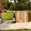 Panier en osier, service pour 2