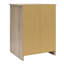 45cm W Manufactured Wood Bedside Table