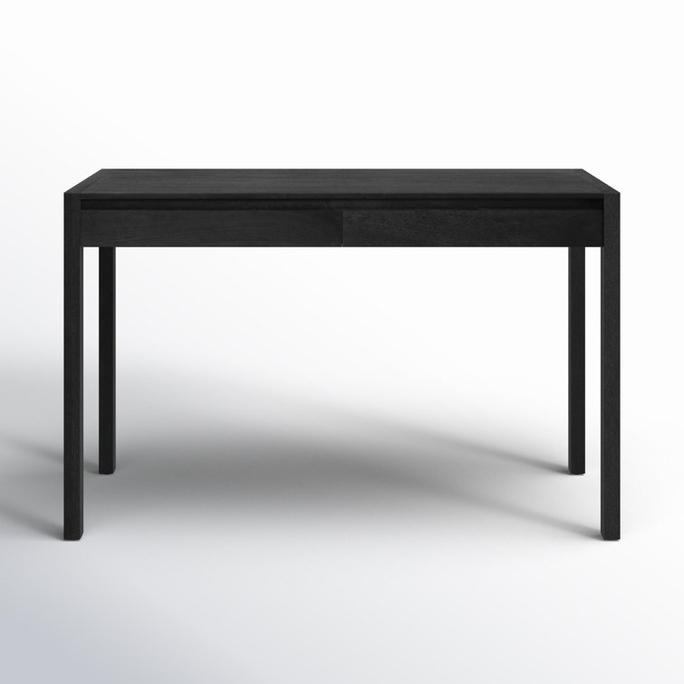 Kirisa 48" Solid Wood 2-Drawer Writing Desk