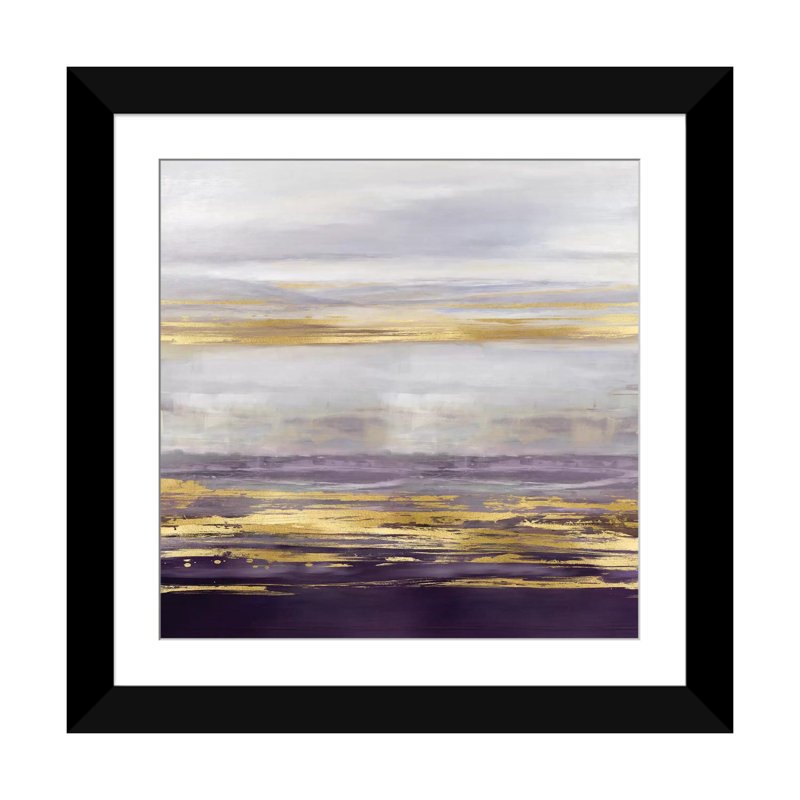 «Amethyst Reflections I» par Allie Corbin, reproduction sur toile tendue sur châssis, H 24 po x l 24 po x P 1 po, Blanc