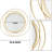 Golden Circular Mirror