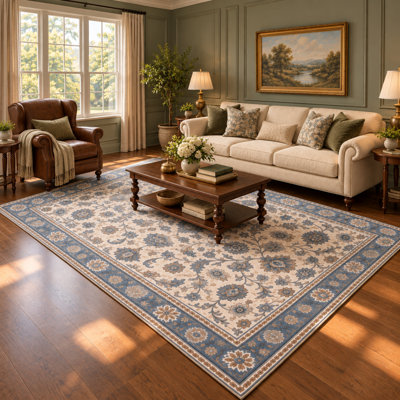 Oriental Floral Area Rug