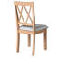 Salle à manger avec table extensible et 2 chaises ergonomiques. Forme rectangulaire. Style. Couleur naturelle. Ensemble de couleurs de revêtement de cuisine Construction Furniture Hévéa-1958919286