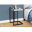 C-Shaped Accent Table With Metal Base-1916237936-1916237951
