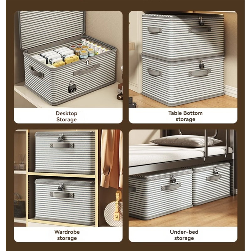 Latitude Run® Fabric Clothing Storage Box