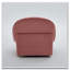 Fauteuil d'appoint pivotant en velours-1664775733