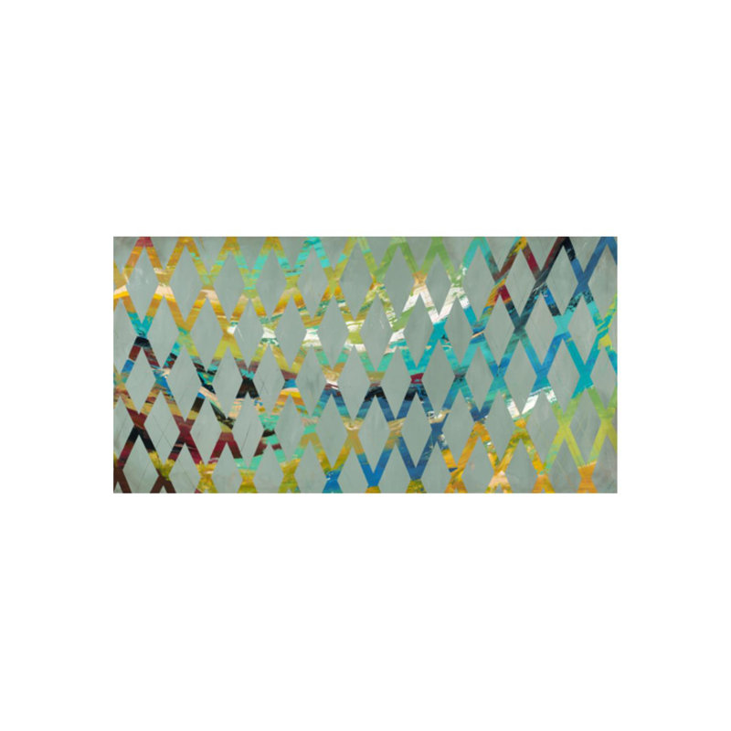Cross Cross par Sydney Edmunds - impression, Plexi, H 36 po x l 72 po x P 1,5 po