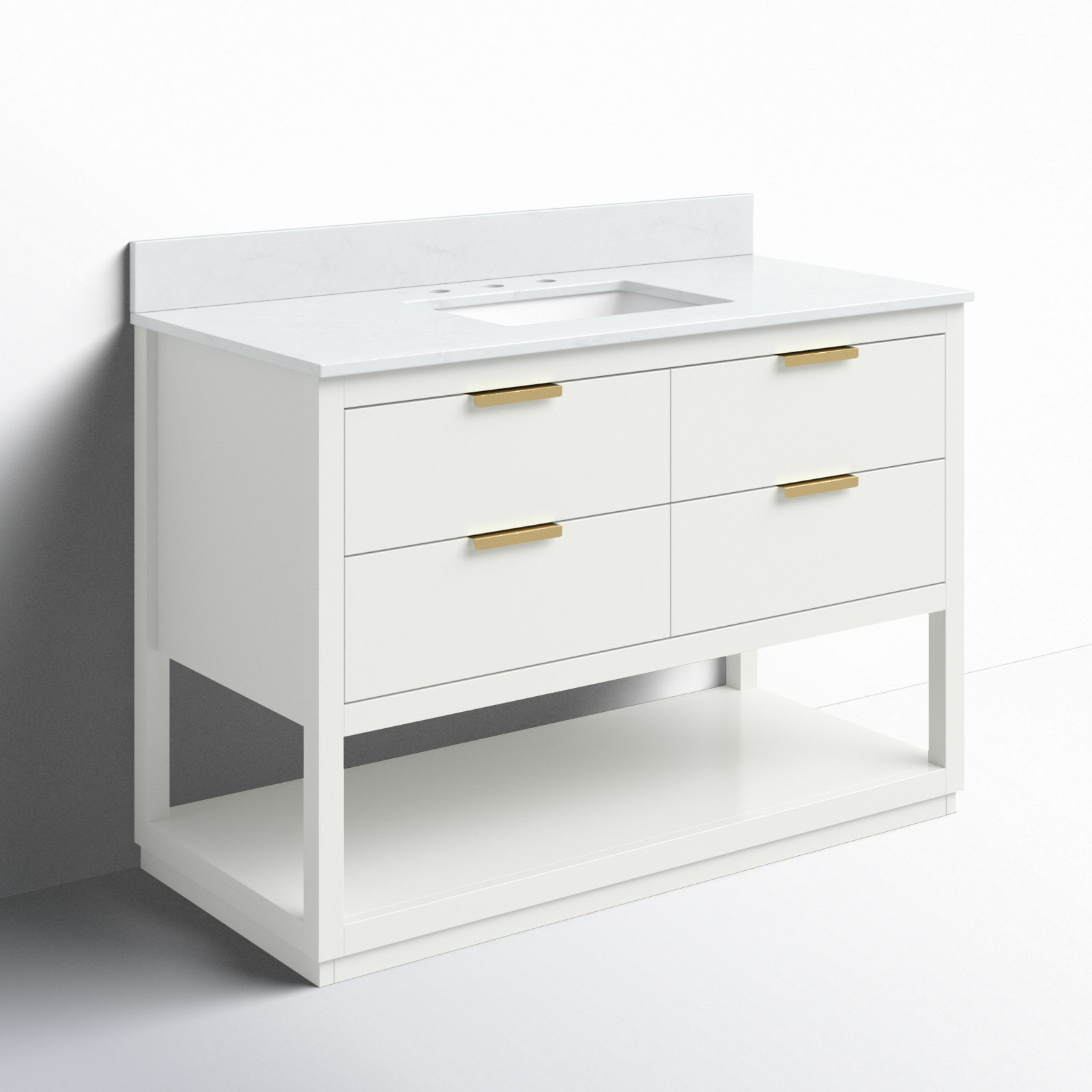 Felicity 48'' Single Bathroom Vanity, White