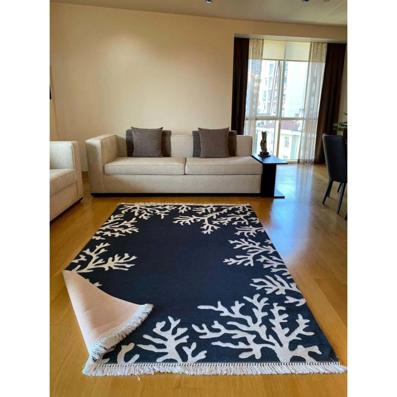 Tapis Lao avec envers antidérapant, Carré 5 pi 3 po x 5 pi 3 po