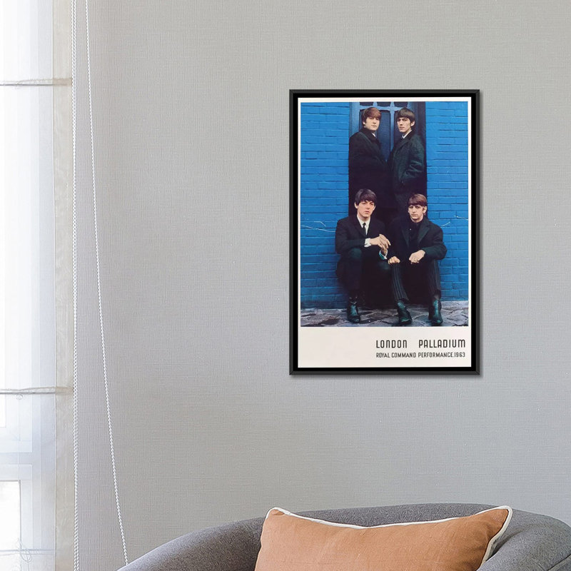 «The Beatles» par Royal Days, H 26 po x l 18 po x P 1,5 po, Toile tendue, Pas de tapis