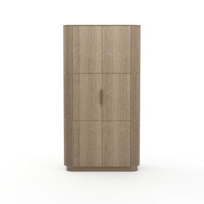 Solid Wood Bar Cabinet