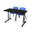 Table de formation en T Nick Nick, chaises empilables 2 M-32701889-32701892-32701883