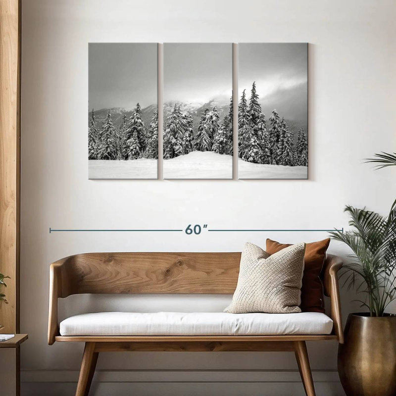 Paysage d'hiver Alvord Whistle, H 28 po x l 45 po