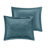 Teal Velvet Comforter For Twin/twin Xl - Diamond With Decorative Pillow Machine Washable, Steam Iron Contemporary Style With