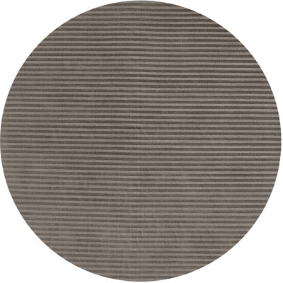 Tapis rayé gris Kuebler