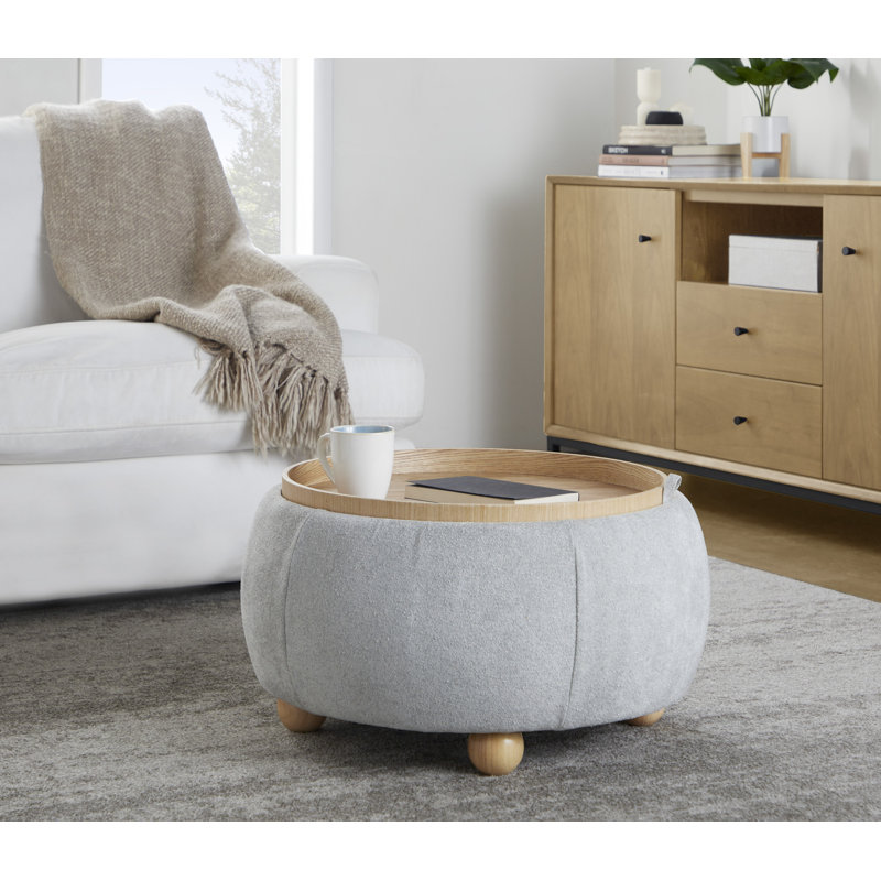 Repose-pieds Tray, Gris