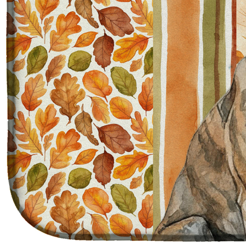 Tapis de séchage d'automne Brindle Greyhound Heirloom