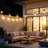197ft G40 Led Outdoor String Lights, Ul Certified Weatherproof Patio Lights With 100 Shatterproof Bulbs, Dimmer Compatible 2700k Warm White For Backyard, Deck & Pergola