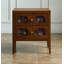 Table de chevet en bois de style traditionnel avec tiroirs de rangement convenant à la chambre à coucher