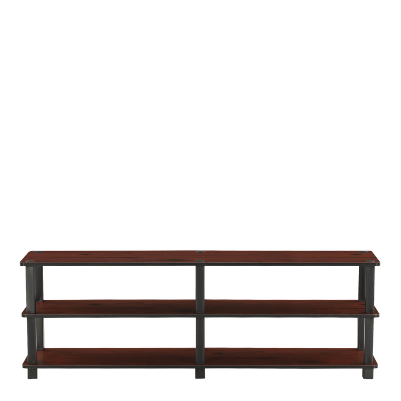 18 Pair Shoe Rack, Dark Cherry/Black