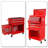 Practical Design Tool Storage Cabinet With Drawers and four steering wheels, Suitable for garages-188108796