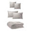 Ensemble d'édredon réversible en microfibre de lin-83571680