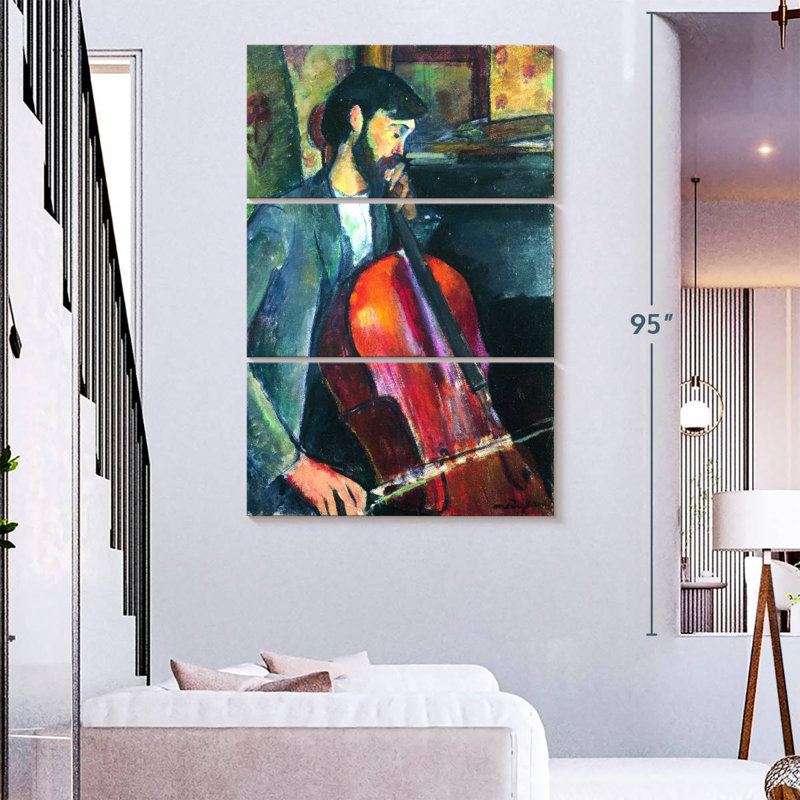 Leisha The Cellist, H 23 po x l 14 po