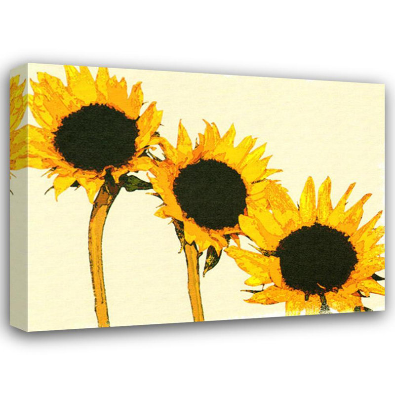Sunflowers, 14" H x 18" W