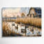 "Farm Ducks", art mural sur toile beige-1158195906