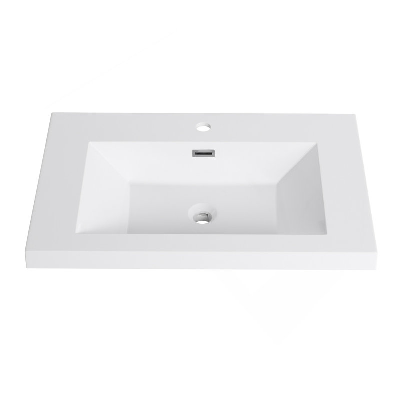 30" Bathroom  Resin Sink
