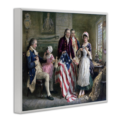 Giclée historique encadrée par Betsy Ross, conception par Arlington Prints