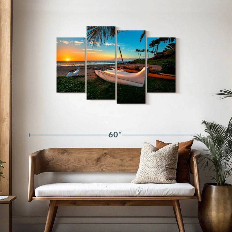 Mehar Maui Beach Boats, 27" H x 43" W