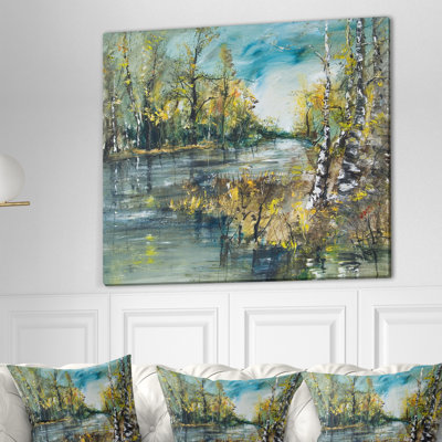 " Birch Forest River "