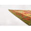 Tapis de zone en laine beige/vert 3 pi 2 po x 3 pi 8 po one-of-kind-noué la main Doorfield