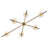 Saunders 45" Six-Light Shaded Linear Chandelier