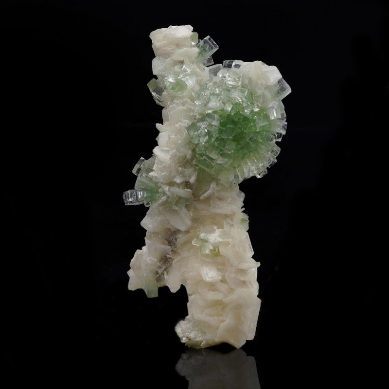 Vert floral apophyllite