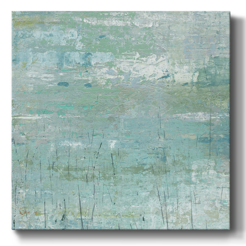 Toile tendue abstraite «I-Gallery» Watergarden, H 24 po x l 24 po