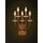 Joleon Steel Candle Wall Light