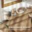 Console de 47 po de style console étroite moderne de 47 po avec finition en bois naturel pour le couloir et le salon