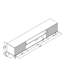 Cashmire 200 CM TV Unit | Gold Accents | Fluted Fronts | Modern Retro Media Cabinet-1109829371