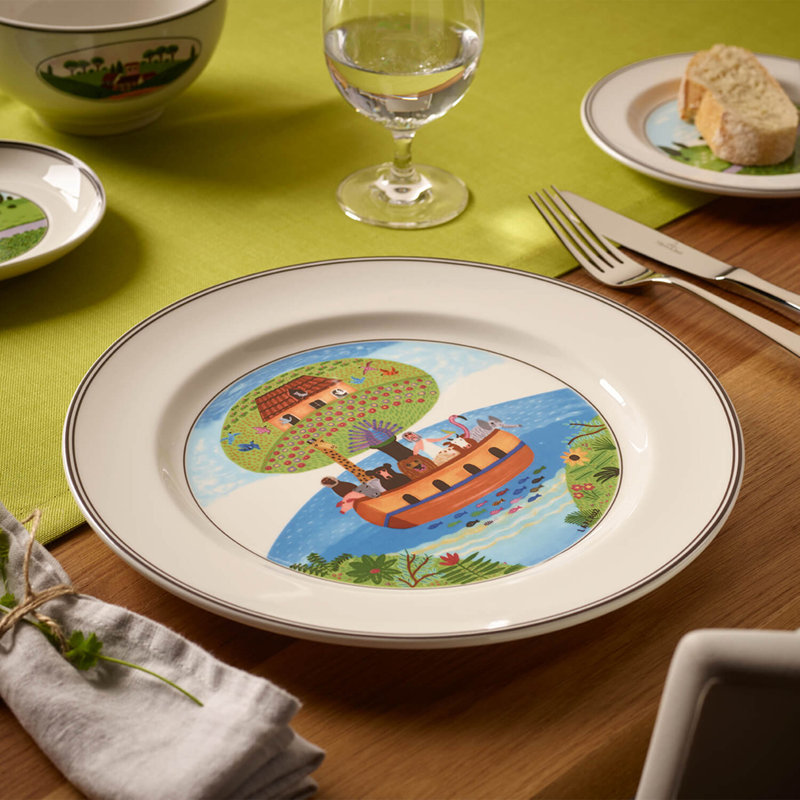 Assiette plate Villeroy & Boch Design Naif 10,75 "- Noah's Art