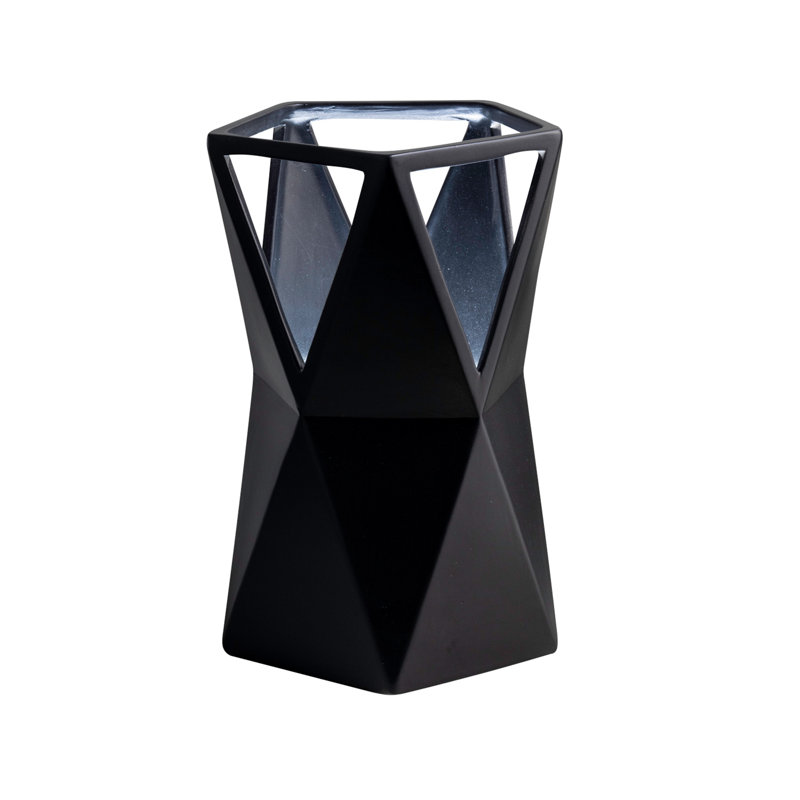 Odegaard Ceramic Novelty Lamp, Carbon Matte Black