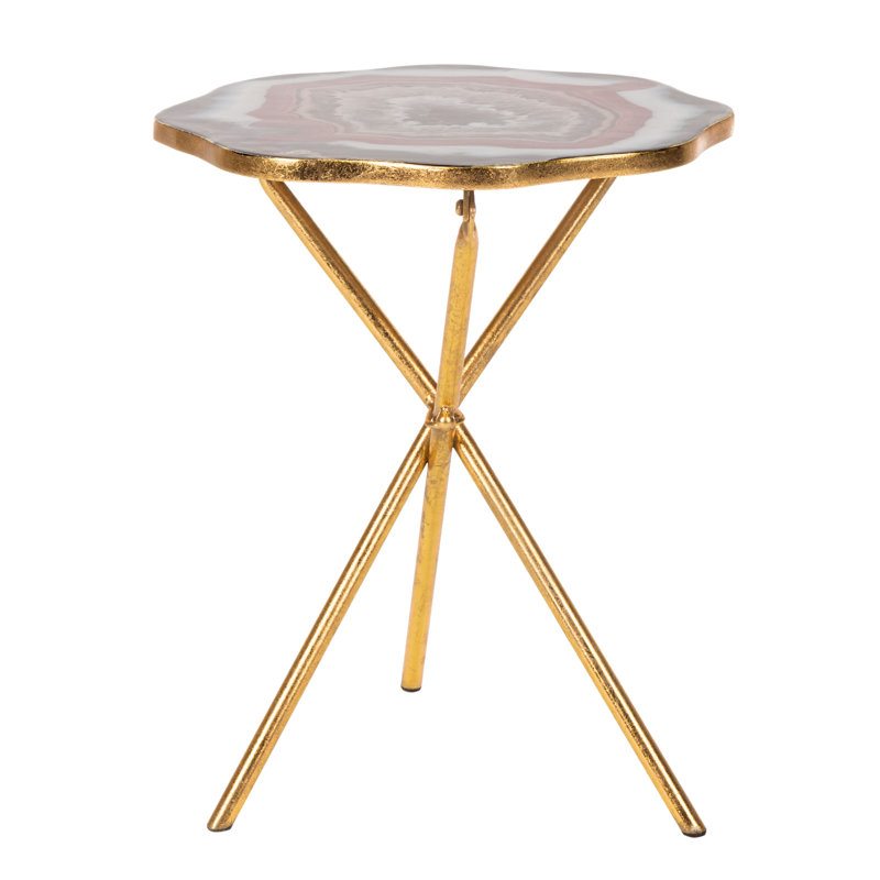 Table de bout Agate, Marron