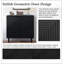 Console multifonctionnelle de style rétro avec tablette de rangement réglable, parfaite pour les vestibules et les salons