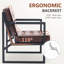 Geraldina Faux Leather Armchair-1677772161
